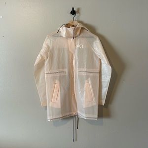 Kari Traa Pink Waterproof Rain Jacket XS - Like‎ New, Lightweight & Transparent